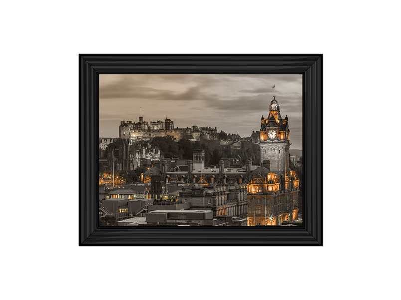 Edinburgh Castle and The Balmoral Hotel