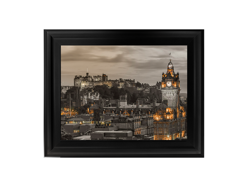 Edinburgh Castle and The Balmoral Hotel