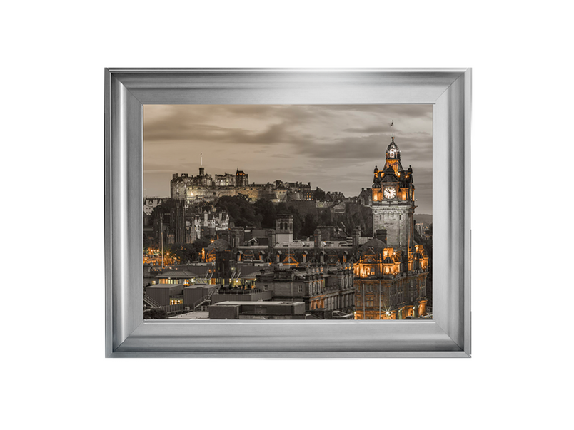 Edinburgh Castle and The Balmoral Hotel