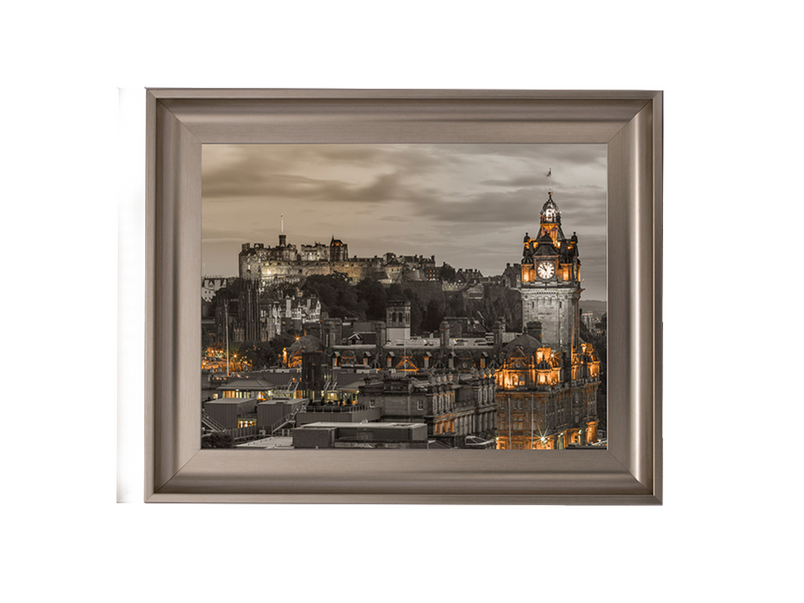 Edinburgh Castle and The Balmoral Hotel