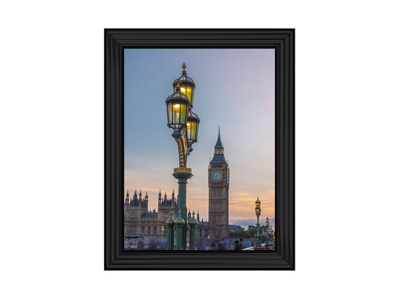 Street lamp with Big Ben, London